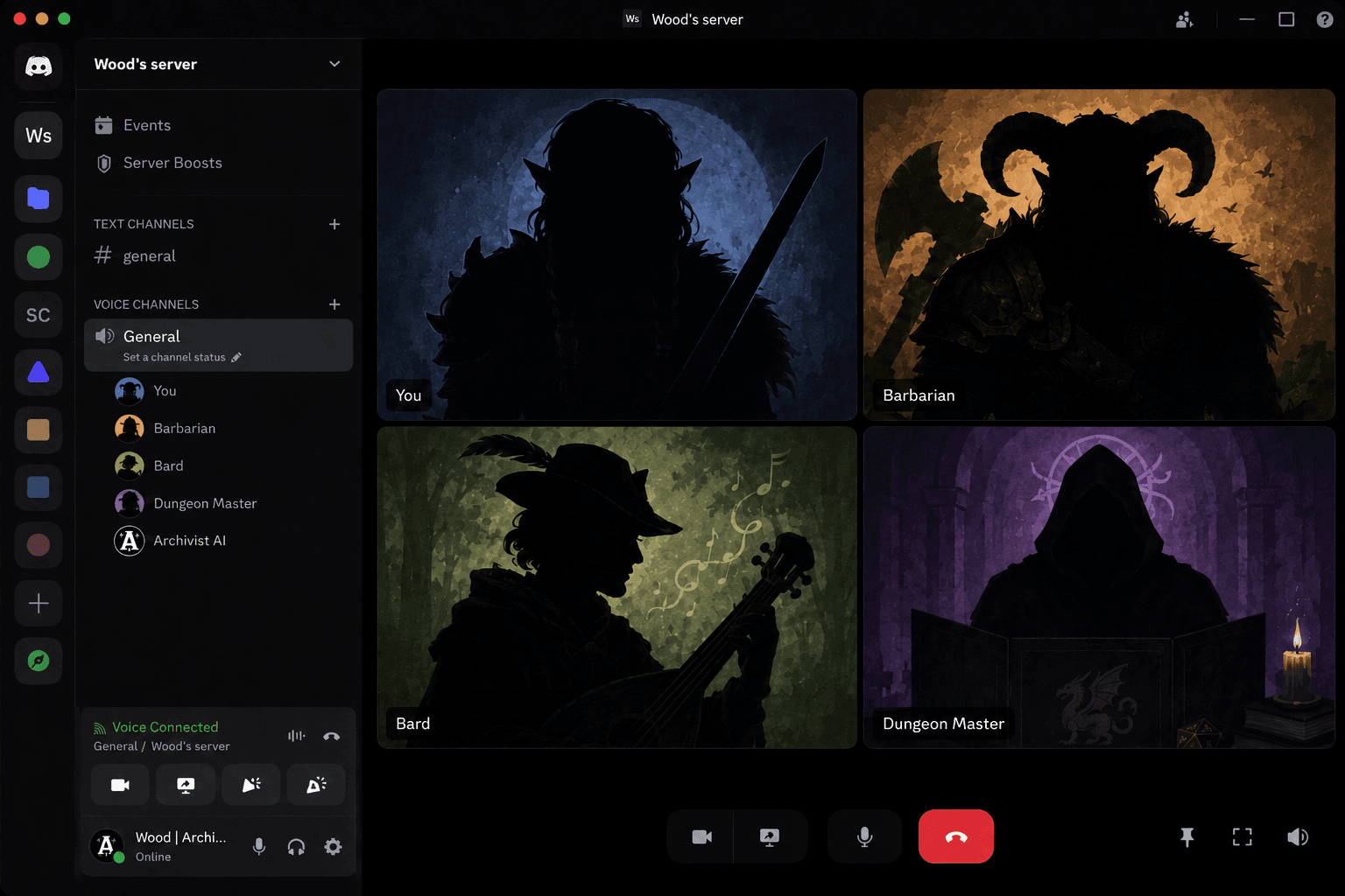 Discord integration for live TTRPG session transcription