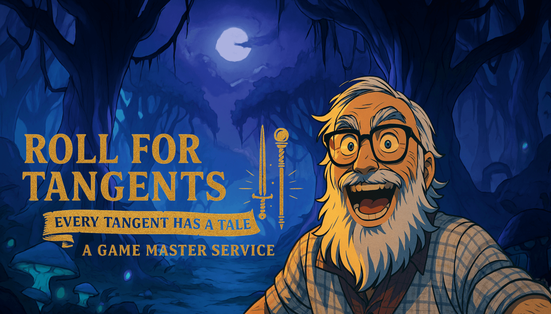 Roll for Tangents hero banner