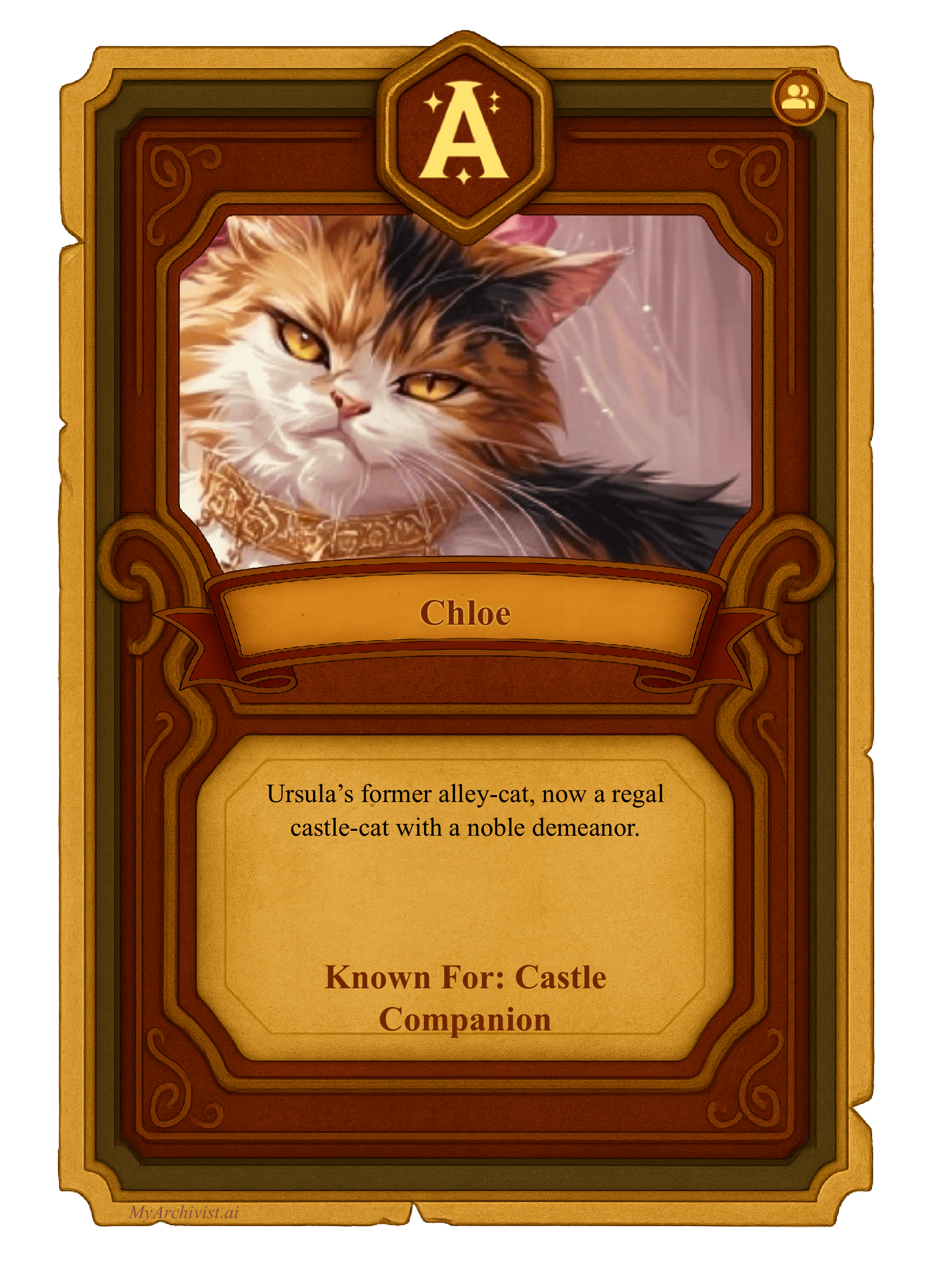 Chloe trading card - Character from Minoria