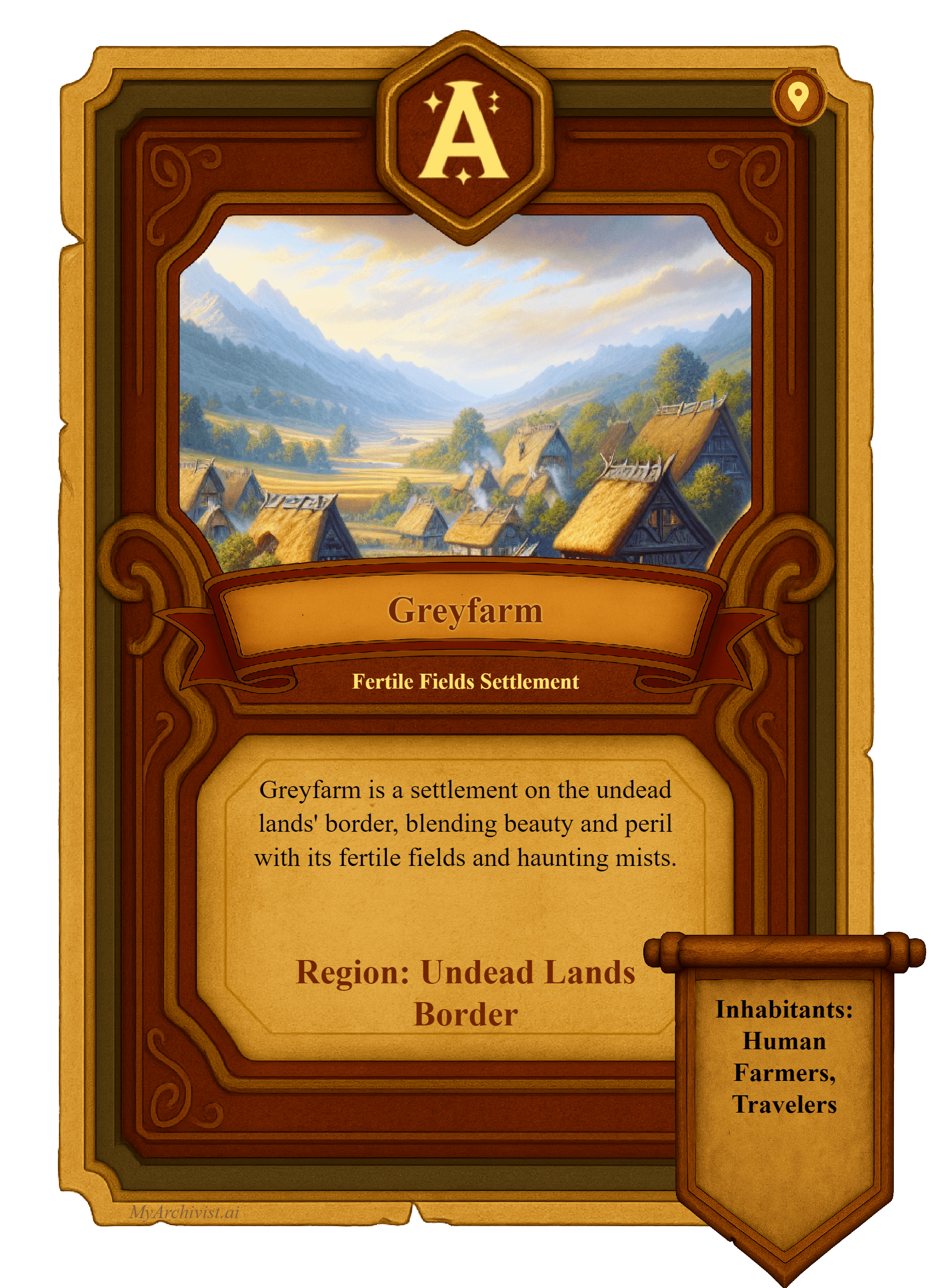 Greyfarm trading card - Location from Crysinthia
